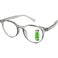 Vista Bonita Leesbril Panto Multifocaal-Kadushi silver-+3.00