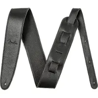 Fender Artisan Crafted Leather Guitar Strap 2.5" Black