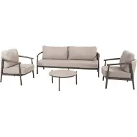 4 Seasons Outdoor Vic Barolo stoel bank loungeset 4 delig keramiek terre Taste 4SO