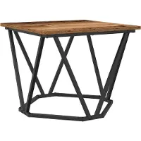 vidaXL Salontafel 3 st Oud Hout 50 x 50 x 40 cm