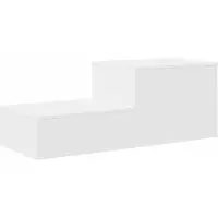 vidaXL Opbergkast 2 st Wit 103 x 41 x 40 cm Bewerkt hout