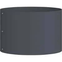 vidaXL Plantenring Antraciet 30 x 30 x 20 cm Koudgewalst staal