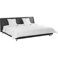 vidaXL Dekbed met Kussens met kussen 3 st Wit Microfiber en Donsveer