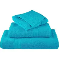 vidaXL Saunadoeken SOLUND 2 st 600 g/m² 80x200 cm turquoise
