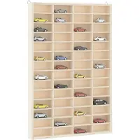 vidaXL Houten Verzamelaarsvitrine met 56 Vakken 40x4,5x60cm