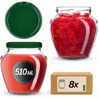 Kadax Amphora Jar fi82 510ml + deksel wz9 Groen