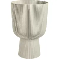 Elho Pot vibes fold coupe d30cm linnenwit