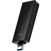 Cudy AX5400 USB 3.0 Wi-Fi 6E Adapter – Tri-Band High-Gain, 2.4/5/6 GHz, Lage Latency voor Gaming & Streaming