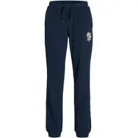 Jack & jones Junior Broek 'JPSTElogo' nachtblauw / donkeroranje / offwhite