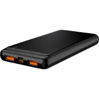 Denver Powerbank 10000 mAh - Met batterij indicator - Snelladen Power Delivery 22.5W - USB A/C - Micro USB - Universele Powerbank - PQC10009
