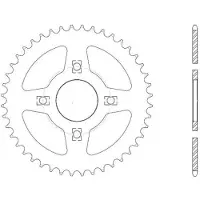 Rk 2378 420 Achtertandwiel