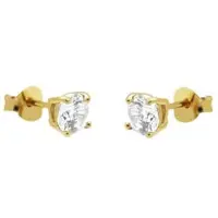 Karma Jewelry gold plated oorbellen Ø 0,5 cm female