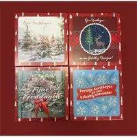 Hallmark Cards 40 stuks Kerstkaarten - Prettige Kerstdagen - Hallmark - Fijne Feestdagen - 3 design's