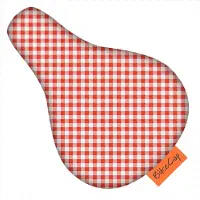 Bikecap Zadelhoesje Kids Checks red | Fietszadelhoes - Fietszadeldek - Stof en waterafstotend