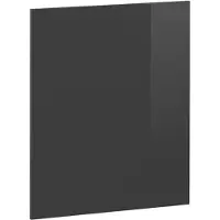 Vicco R-Line Keukenfront – 59.6 x 71.3 cm meubelfront voor de halfhoge ovenombouwkast Antraciet Hoogglans