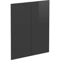 Vicco R-Line Keukenfront – 59.2 x 71.3 cm meubelfront voor de onderkast Antraciet Hoogglans