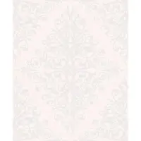 Dutch Wallcoverings Schuimvinylbehang ornament - Wit