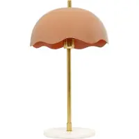 Kare Design tafellamp Lia, paars / roze / rose, Woon-/ Eetkamer, metaal, tafellamp