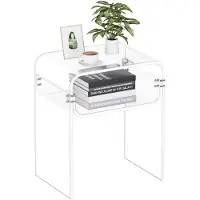 Vevor Acryl Bijzettafel
