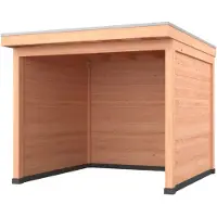 Westwood Douglas overkapping, 300 x 400, met achterwand en twee zijwanden, Comfort Plus