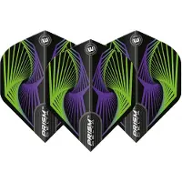 Winmau Prism Delta Wave Green & Purple - Dart Flights