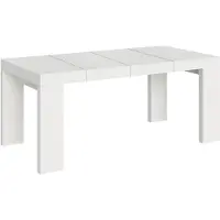 Itamoby Roxell Premium uitschuiftafel, 140/244 x 90 cm, esdoorn, wit