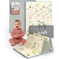 Laleni Speelmat Sindal - Waterdicht Speelkleed Baby - Met Tas - 120 x 150 x 1 cm - Regenboogprint