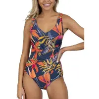 Bomain Badpak Bali | Maat: 38 | Kleur: Marine Blauw/Print