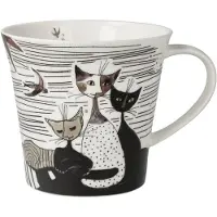 Goebel - Rosina Wachtmeister | Mok - Koffie/Thee Beker Carota con amici | Porselein - 350ml - 2 stuks