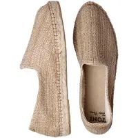 Toni pons Gesloten espadrilles voor heren van raffia met jute zool | DAMASC