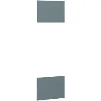 Vicco R-Line Keukenfront – 59.6 x 76.6 cm meubelfront voor de magnetronombouwkast Blauw-grijs