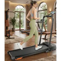 DesignBite Treadmill 6-in-1 Inklapbare Loopband voor Thuis en Kantoor – Wandelpad met 10% Hellingsopties, LED-Display, Afstandsbediening, App, Tot 135 kg – Designbest