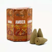 Ancient Wisdom Masala Backflow Wierookpakket van 10 - Amber