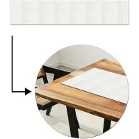MuchoWow Tafelloper 200x40 cm - Tafelmat vinyl Dier - Patroon - Krokodil - Neutraal - Tafeldecoratie - Tafelversiering - Keuken decoratie - Tafel versiering