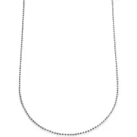 Lucleon Essentials | 2,5 mm Zilverkleurige Ketting met Bolletjes Schakels