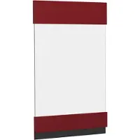 Vicco R-Line Keukenfront – 39.6 x 59 cm meubelfront voor de glazen hangkast Rood