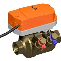 Belimo PI Zoneklep Rp1/2 Kvs0.21 100-240VAC 15s 2/3-Punt 1Nm IP40 Meetpoorten C215QPT-B/CQD230A