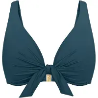 Triumph Bikinitop ' Summer Twist ' petrol / donkergroen