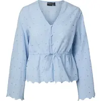 Pieces Blouse 'PCARMORINE' lichtblauw