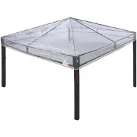 vidaXL Gazebo hoes vervanging 300 x 300 x 26 cm Doorzichtig PVC