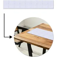 MuchoWow Tafelloper 180x30 cm - Tafelmat vinyl Krokodil - Leer - Lila - Paars - Tafeldecoratie - Tafelversiering - Keuken decoratie - Tafel versiering