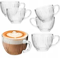 Altom Design Venus Glazen Kopjes - 460 ml - 6 stuks