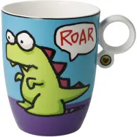 Goebel - Ed Heck | Koffie / Thee Mok Roar | Beker - porselein - 400ml - 2 stuks