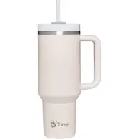 Travel Thermobeker ivoor wit - Koffie en Thee - RVS - 1200ML