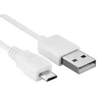 Hamlet XUMICROU150W USB-kabel USB 2.0 1,5 m USB A Micro-USB B Wit