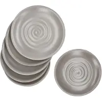 MamboCat 6-delig CLAY grijs servies van aardewerk voor 6 personen - 24321646