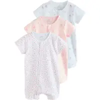 Next Rompertje/body pastelblauw / groen / rosa / wit