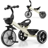 Milly Mally Loopfiets Drie-in-één met EVA Wielen en Mandjes