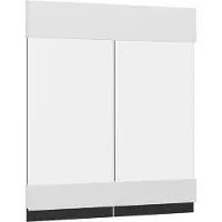Vicco R-Line Keukenfront – 59.2 x 59 cm meubelfront voor de glazen hangkast Wit