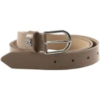 HUGO Leren Riem Zoey Sz25 Belt W70 Dark Taupe